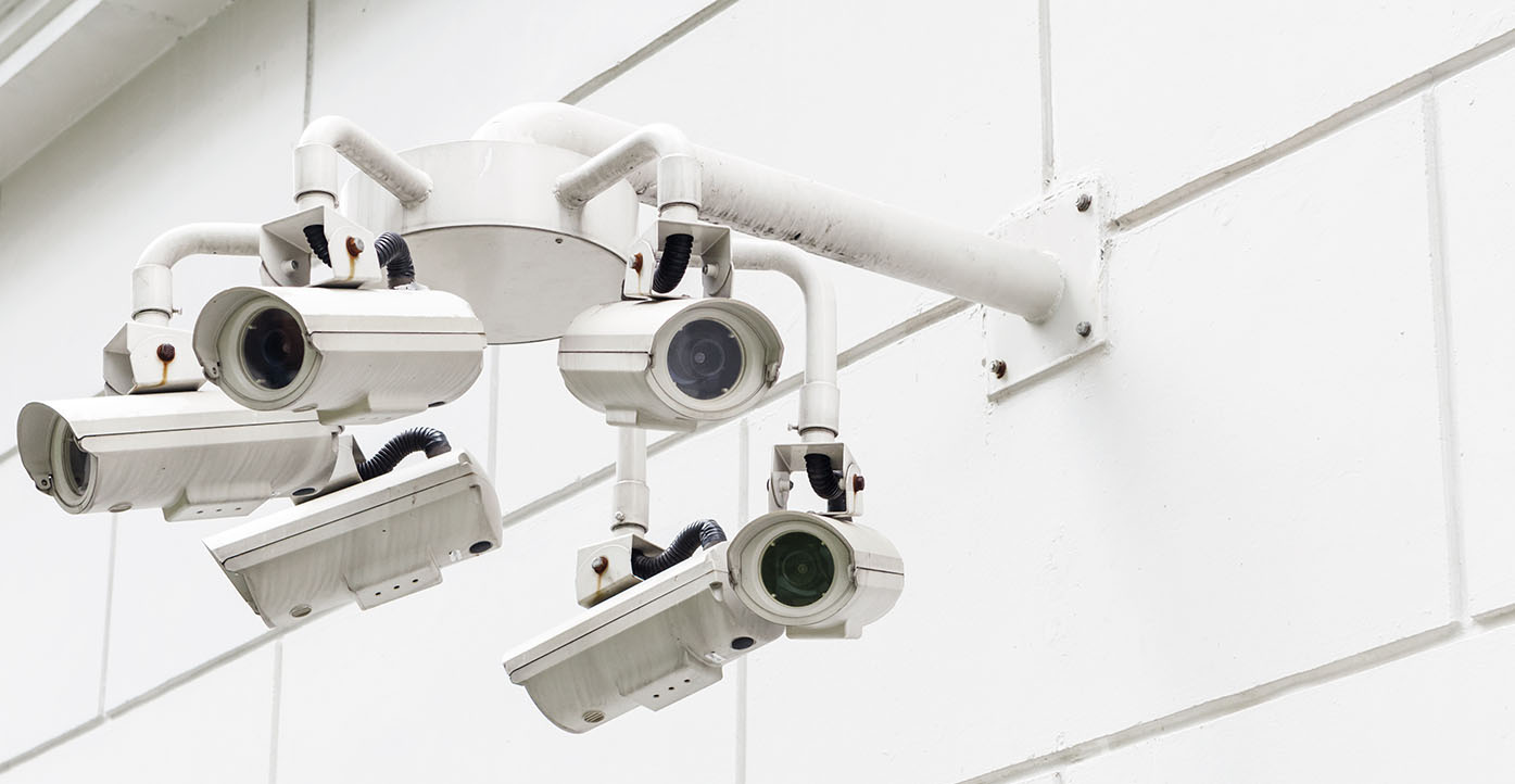 Wall mounted Surveillance camera